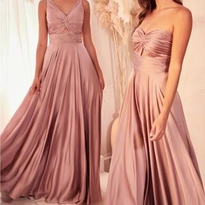 Chic Mauve Prom Dress
